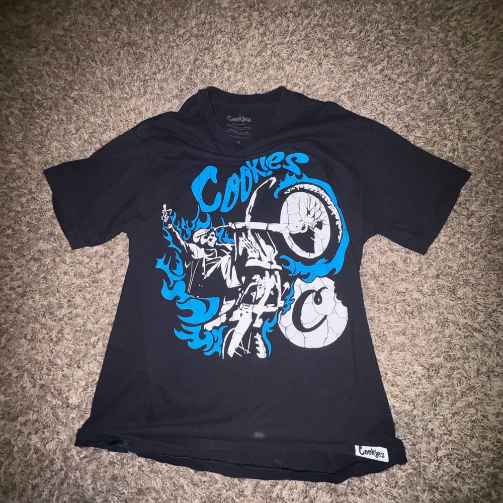 Black and Blue Graphic Mens T-Shirt